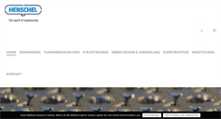 Desktop Screenshot of henschel-gruppe.com