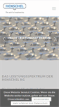 Mobile Screenshot of henschel-gruppe.com
